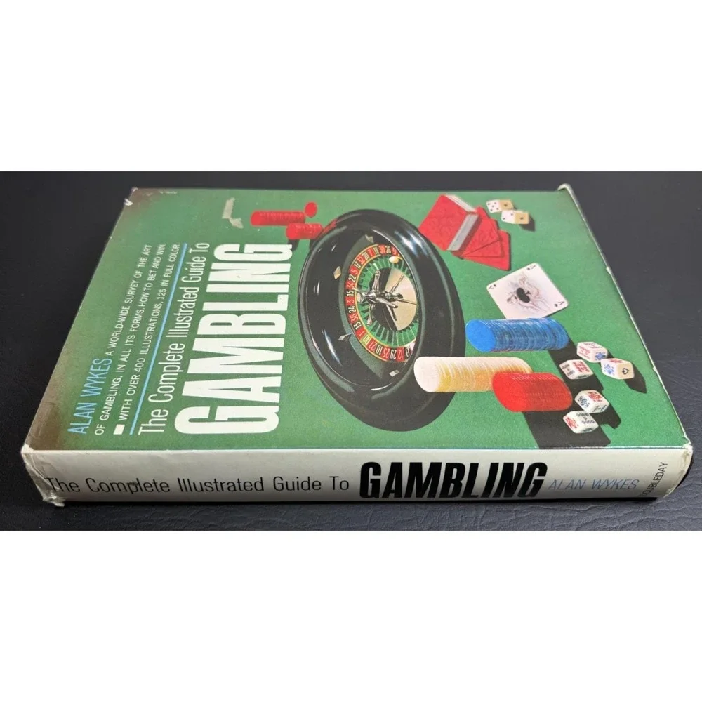 The Complete Illustrated Guide to Gambling by Alan Wykes Hardcover 1964 VTG